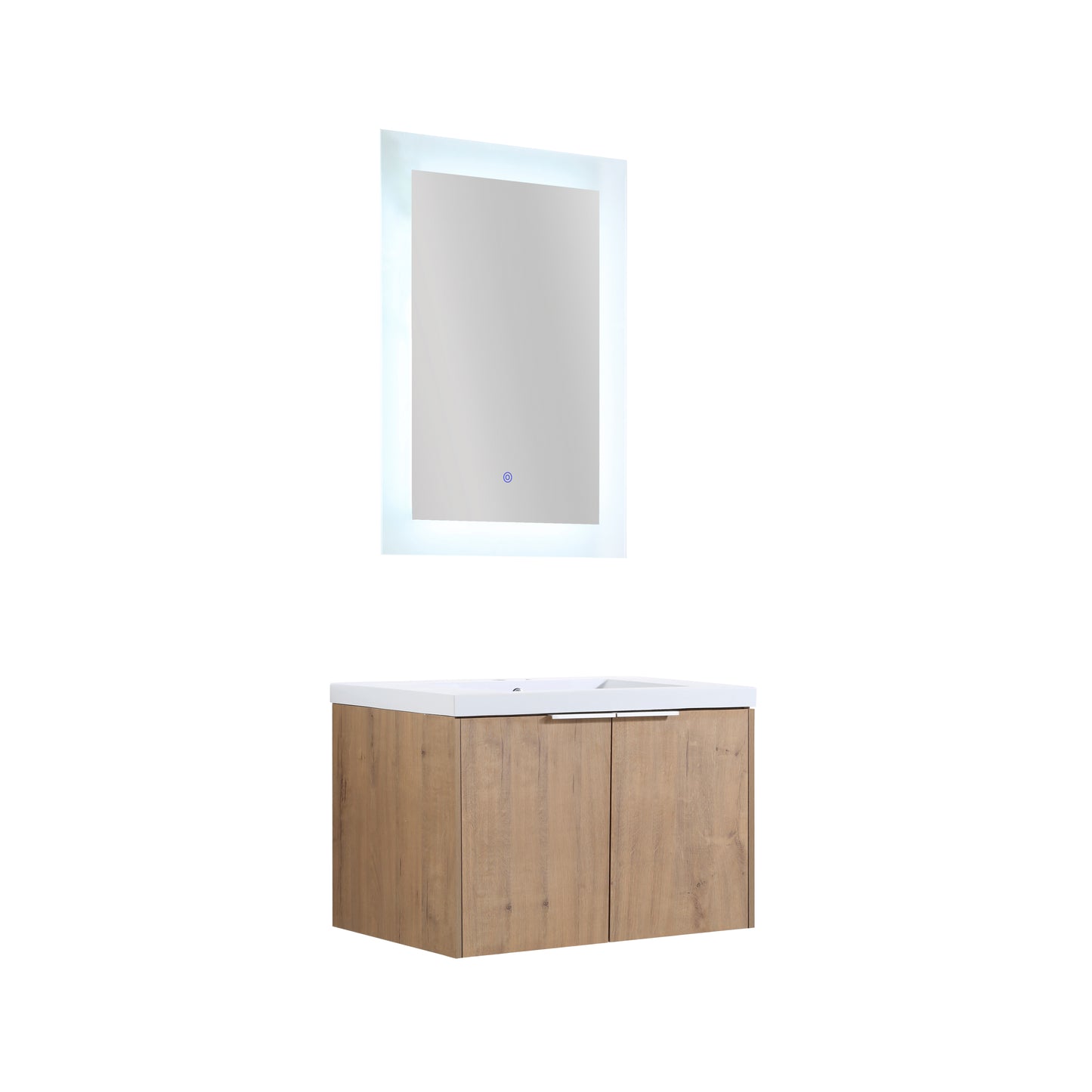Soft Close Doors Bathroom Vanity With Sink,30 Inch For Small Bathroom