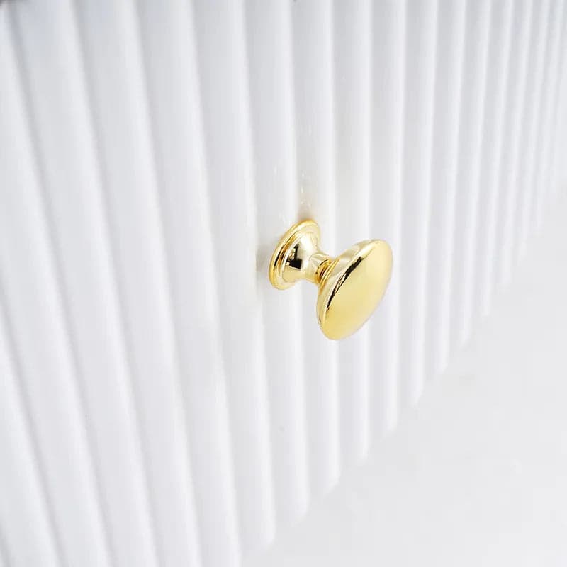 Table basse ronde moderne avec rangement, table d'appoint en marbre et acier inoxydable doré