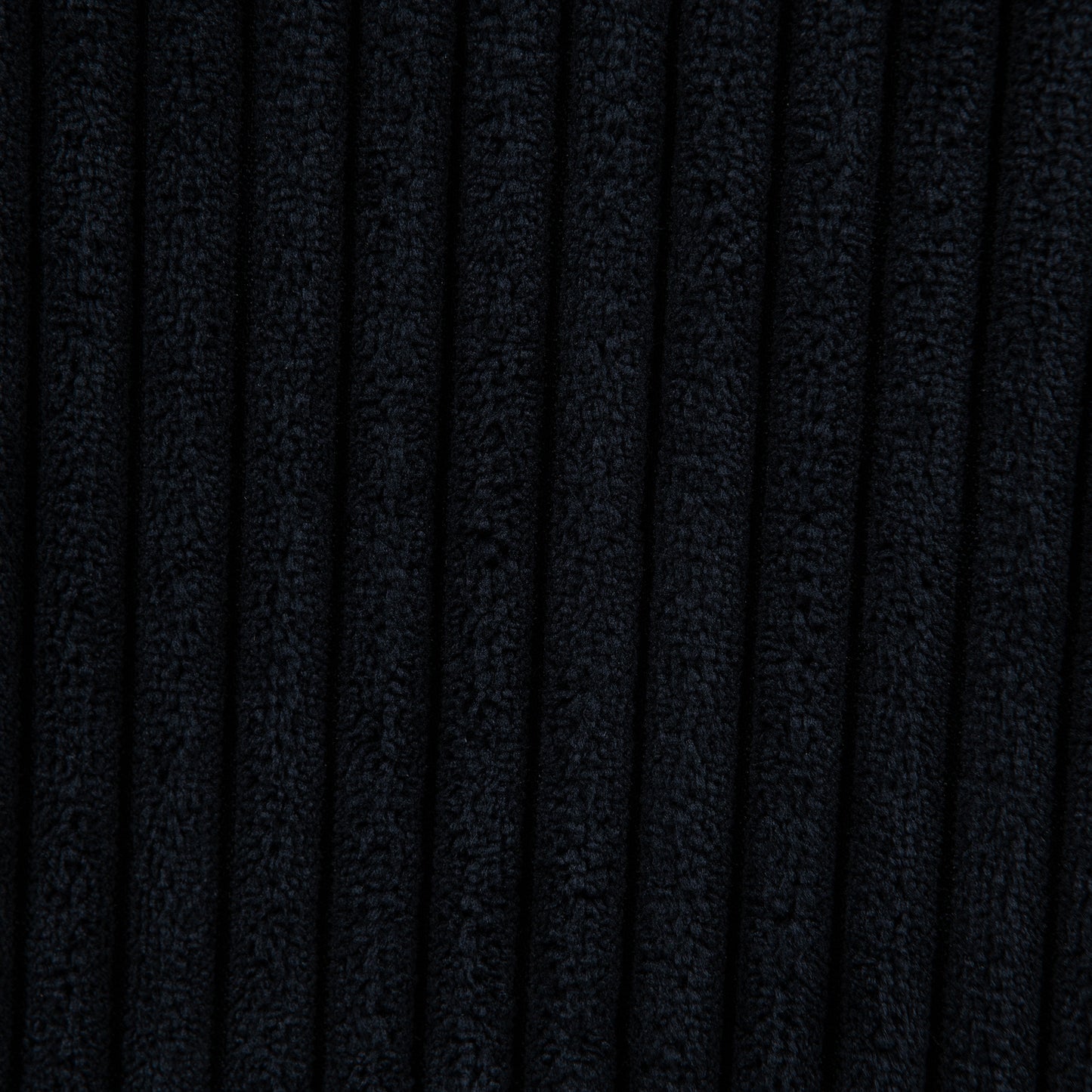 103.9" Modern Couch Corduroy Fabric Comfy Sofa with Rubber Wood Legs, 4 Pillows for Living Room, Bedroom, Office, Black