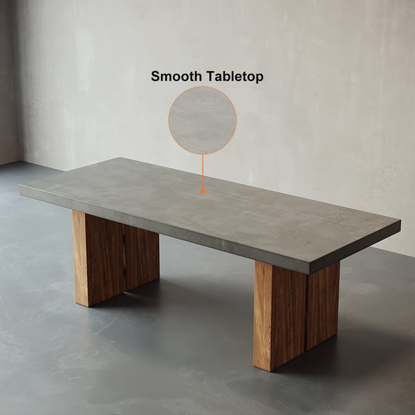  Farmhouse Natural Wooden Dining Table for 8 Person Double Pedestal