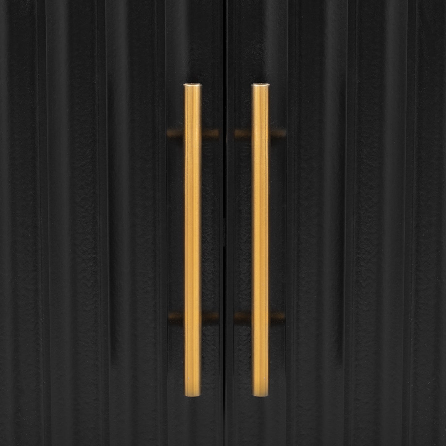 Featured Three-door Storage Cabinet with Metal Handles, Suitable for Corridors, Entrances, Living rooms, and Study rooms