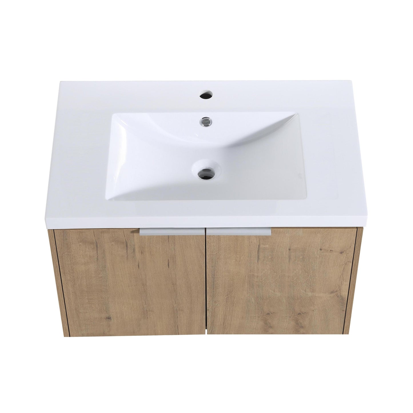 Soft Close Doors Bathroom Vanity With Sink,30 Inch For Small Bathroom