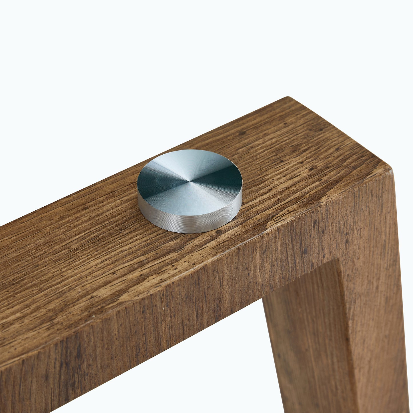 Modern practical circular coffee and tea tables. Made of transparent tempered glass tabletop and wood colored MDF material. Suitable for living rooms and bedrooms.31.5"*31.5"*17.7"