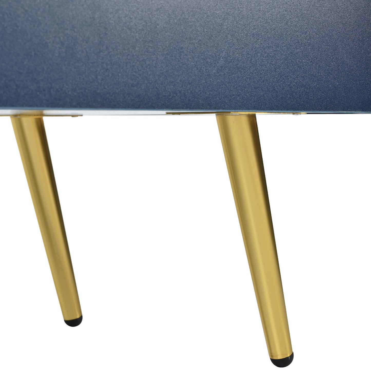 U-Can Modern TV Stand with LED lights for TVs up to 80 Inches, Entertainment Center with 4 Drawers and 1 Cabinet with Brown Glass Door, Media Console with Metal Legs and Handles for Living room