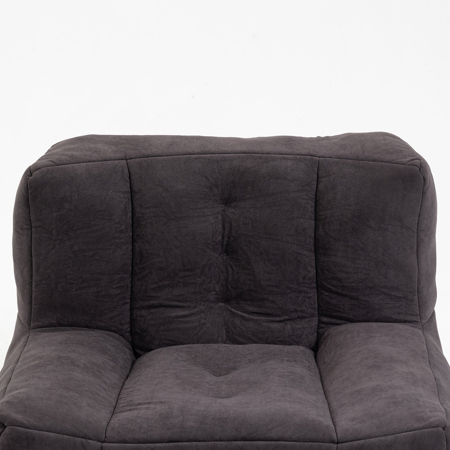 Fauteuil poire moelleux, pouf confortable pour adultes et enfants, fauteuil poire super doux avec mousse à mémoire de forme et pouf, fauteuil poire intérieur moderne pour salon, chambre à coucher, appartement