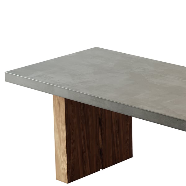  Farmhouse Natural Wooden Dining Table for 8 Person Double Pedestal