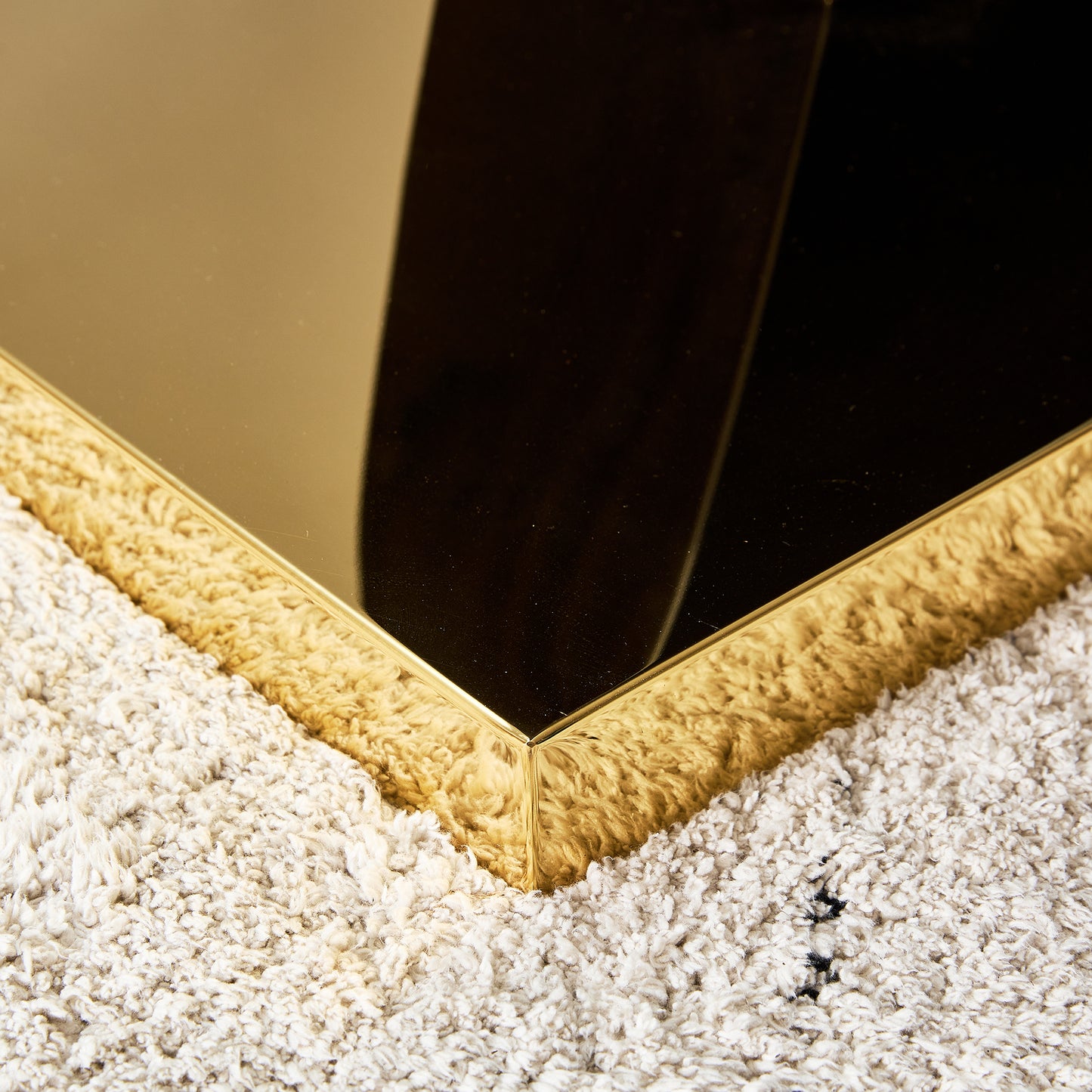 Large Modern Minimalist Rectangular Glass Dining Table for 6-8 with 0.4" Tempered Glass Tabletop and MDF slab V-Shaped Bracket,For Kitchen Dining Living Meeting Room Banquet Hall  F-V