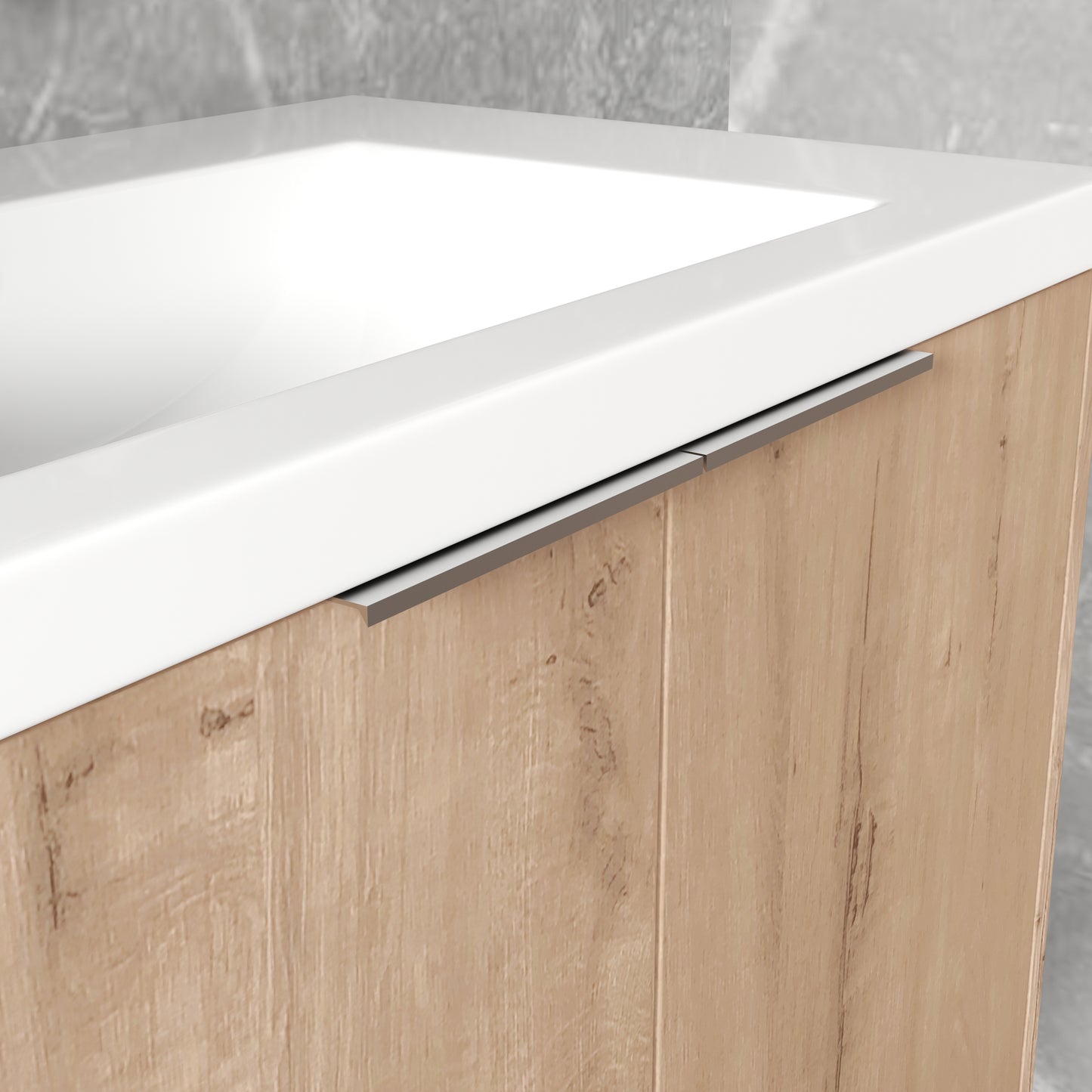 Soft Close Doors Bathroom Vanity With Sink,30 Inch For Small Bathroom