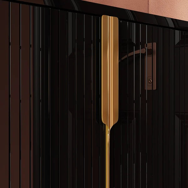 Black Shoe Cabinet Narrow Rectangular Entryway Storage Cabinet 12 Shelves