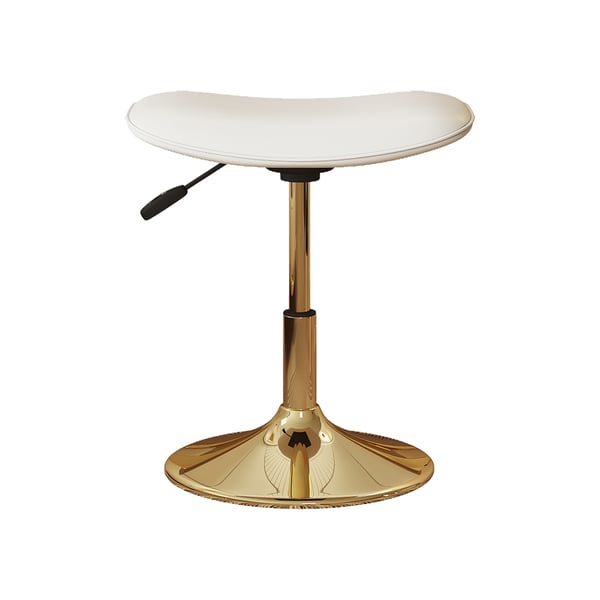 Modern Mini White Makeup Vanity Set Dressing Table with Mirror & Stool