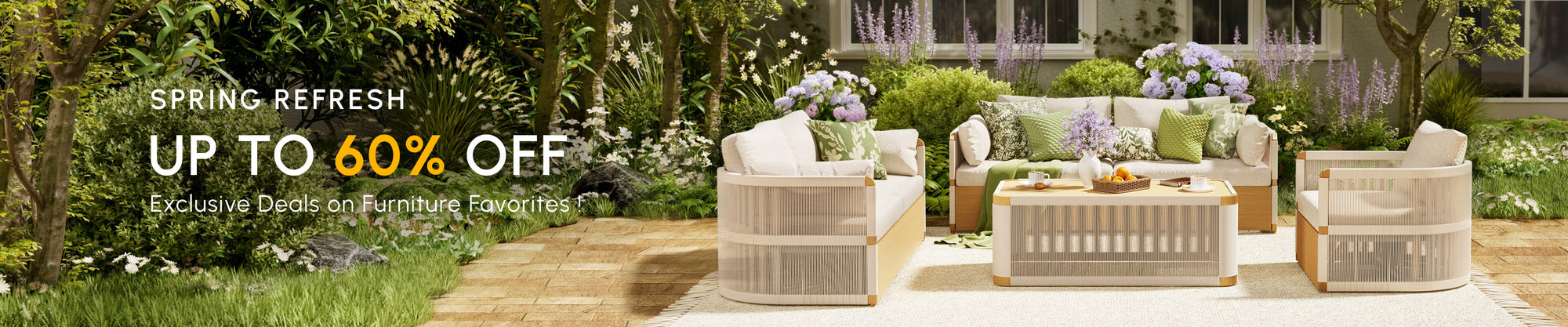 Spring Sales up to 60% off