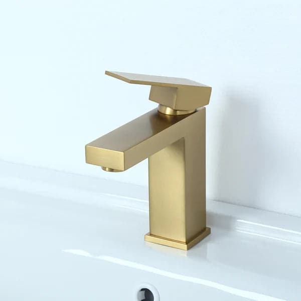 Stylish Luxury Deck Mounted One-Hole Single Handle Bathroom Sink Faucet