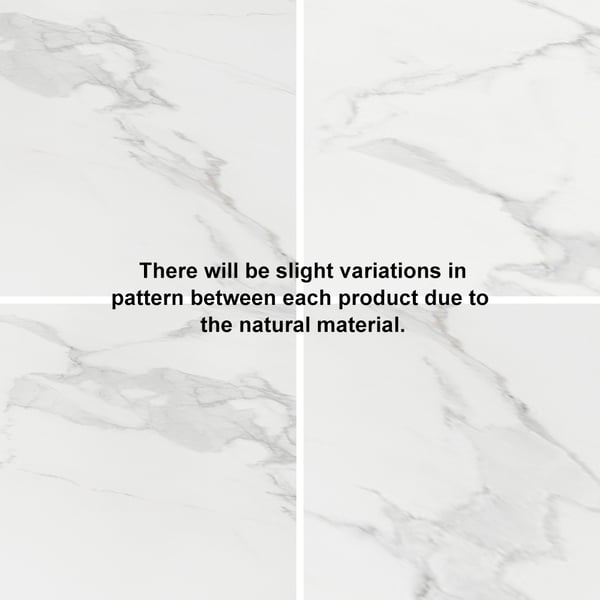 Table de salle à manger ronde en faux marbre blanc, table moderne pour manger avec base en métal doré