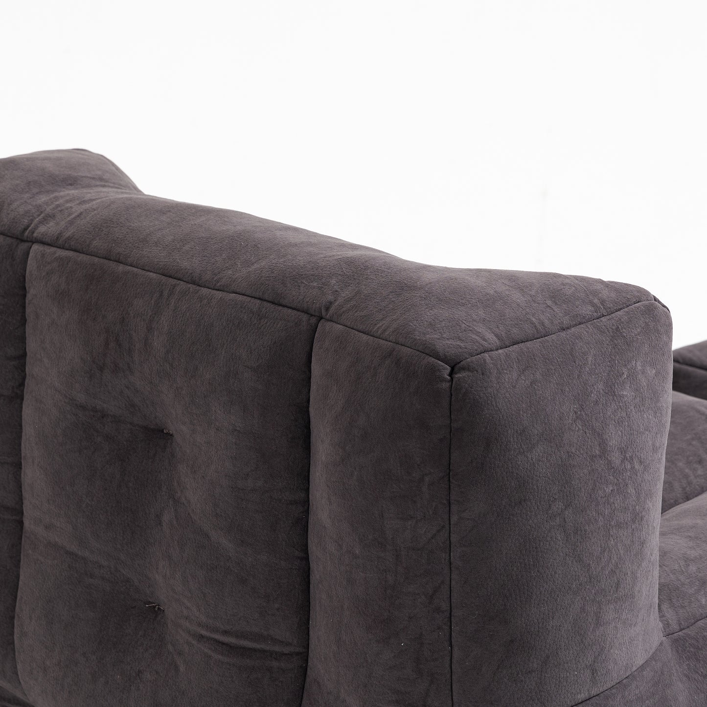 Fauteuil poire moelleux, pouf confortable pour adultes et enfants, fauteuil poire super doux avec mousse à mémoire de forme et pouf, fauteuil poire intérieur moderne pour salon, chambre à coucher, appartement