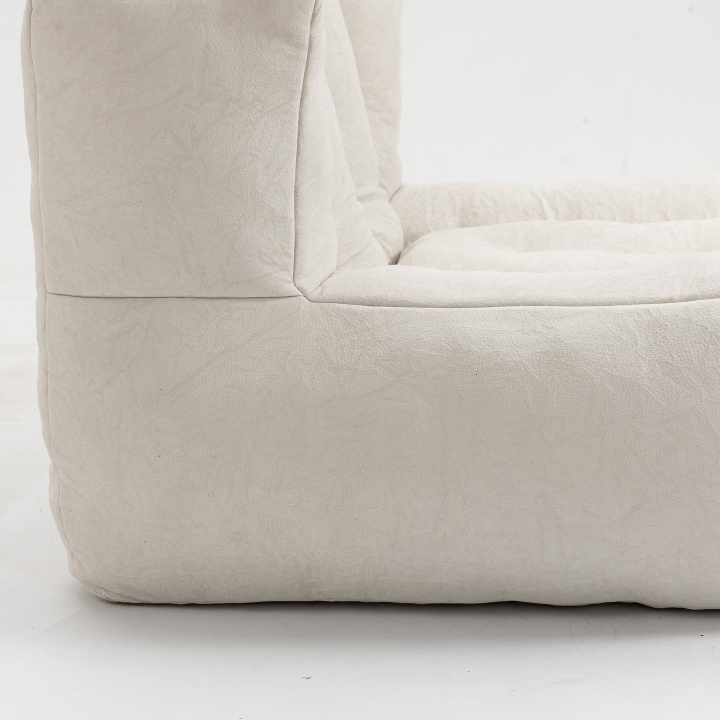 Fauteuil poire moelleux, pouf confortable pour adultes et enfants, fauteuil poire super doux avec mousse à mémoire de forme et pouf, fauteuil poire intérieur moderne pour salon, chambre à coucher, appartement