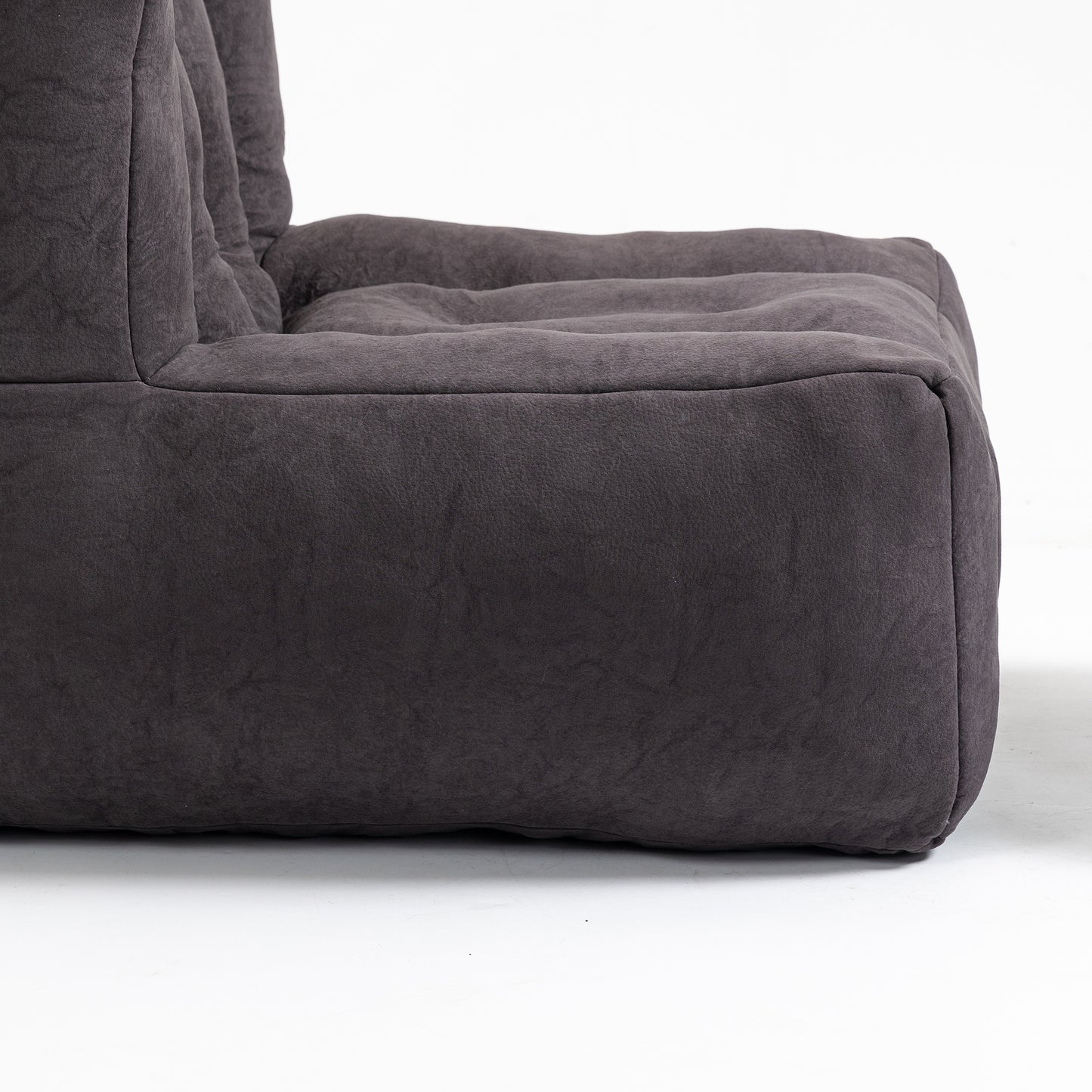 Fauteuil poire moelleux, pouf confortable pour adultes et enfants, fauteuil poire super doux avec mousse à mémoire de forme et pouf, fauteuil poire intérieur moderne pour salon, chambre à coucher, appartement