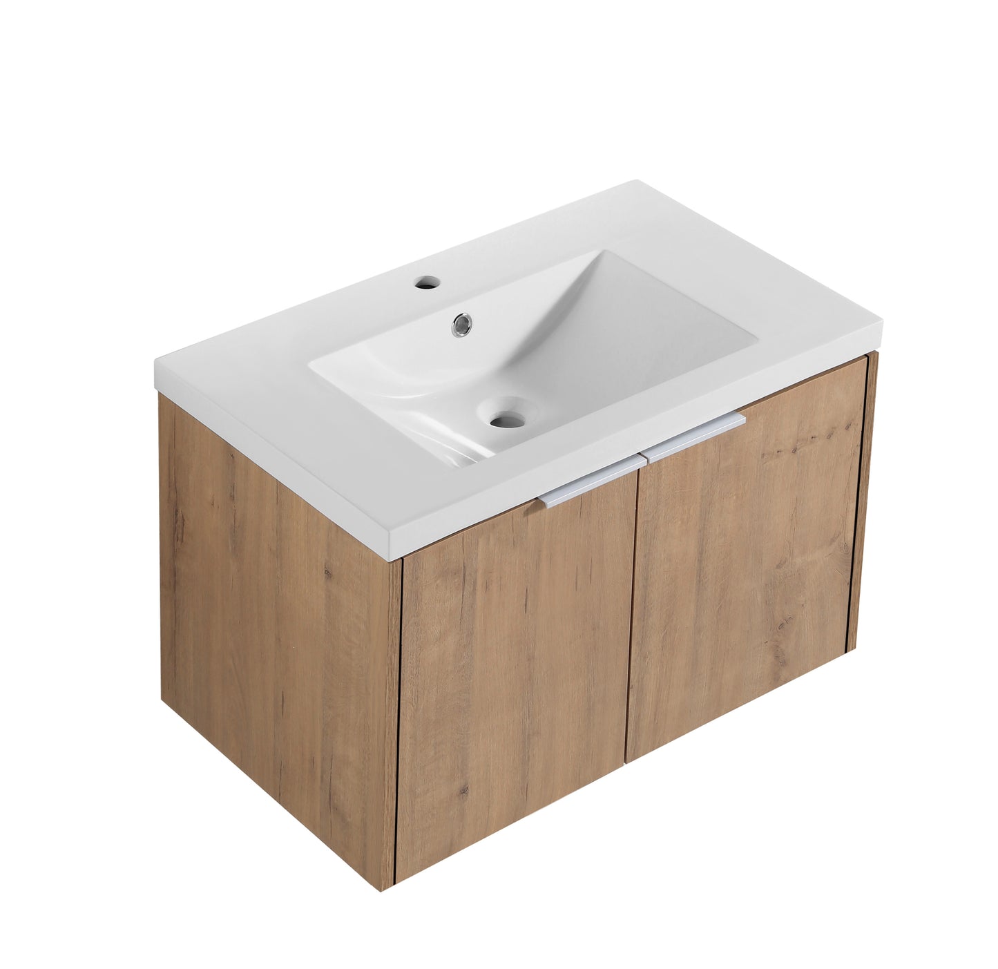 Soft Close Doors Bathroom Vanity With Sink,30 Inch For Small Bathroom