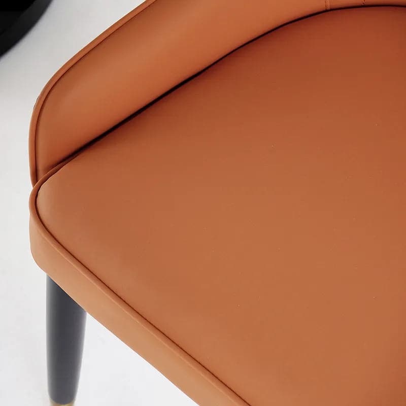 59" Modern Round Dining Table Set for 6 Faux Marble Top Upholstered Chairs