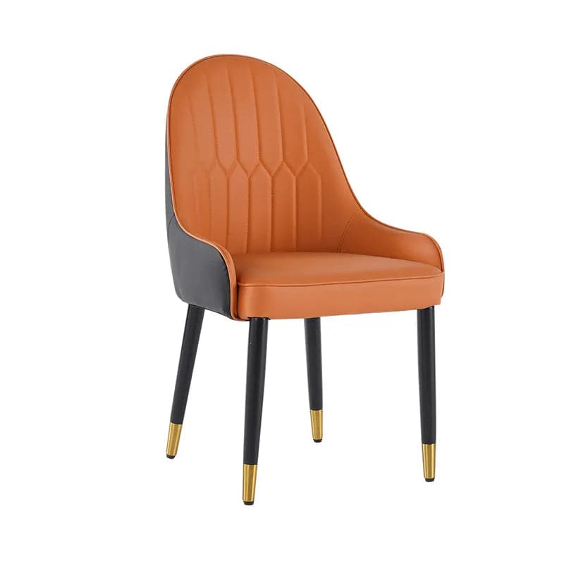 59" Modern Round Dining Table Set for 6 Faux Marble Top Upholstered Chairs