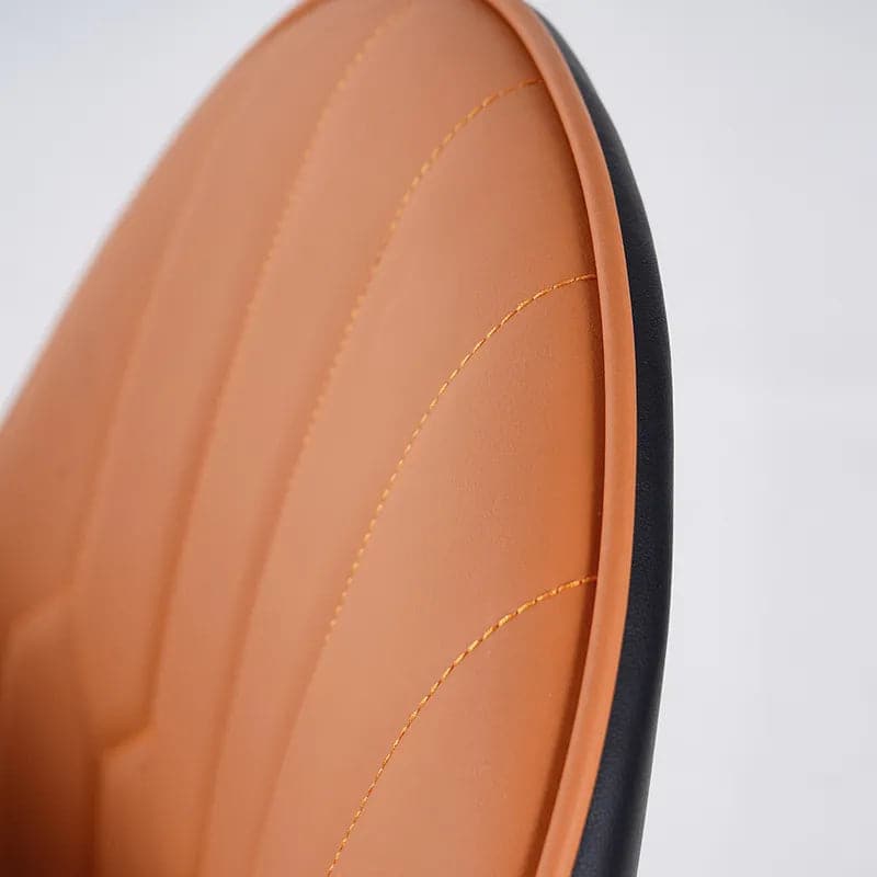 59" Modern Round Dining Table Set for 6 Faux Marble Top Upholstered Chairs