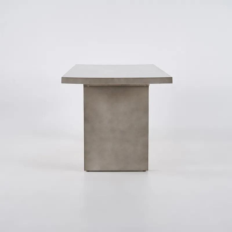 71 Inch Farmhouse Natural Wooden Dining Table for 6 Person Double Pedestal