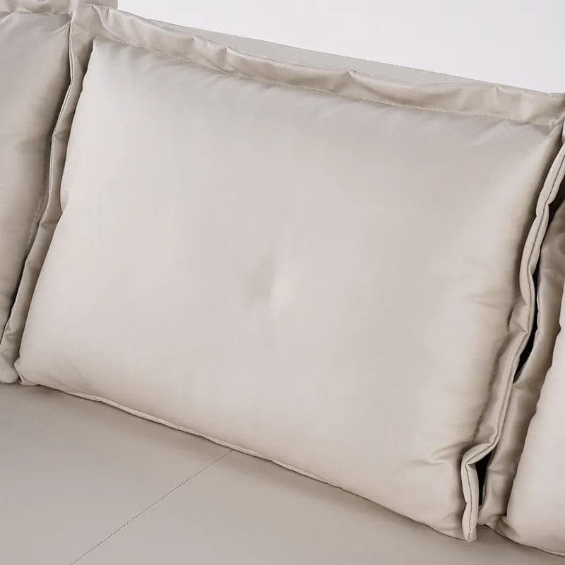 Lit convertible de 82,7 po, canapé-lit double, rangement rembourré Leath-aire avec haut-parleur