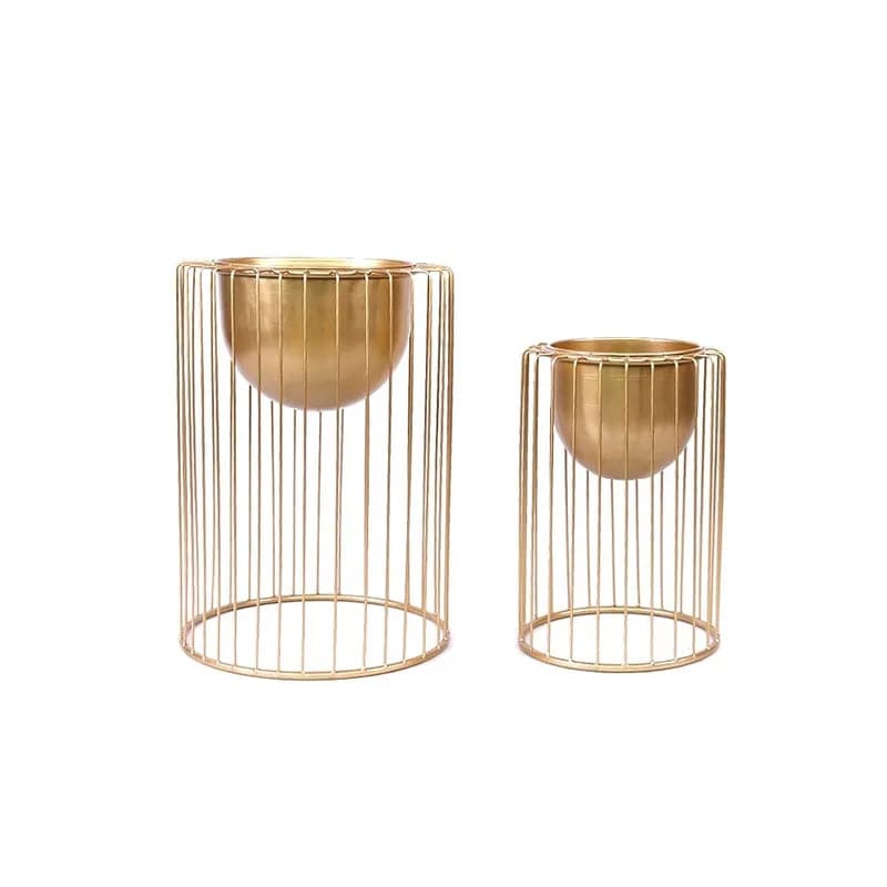 Flower Stand Gold Plant Stand for Indoors Modern Flower Stand in Small