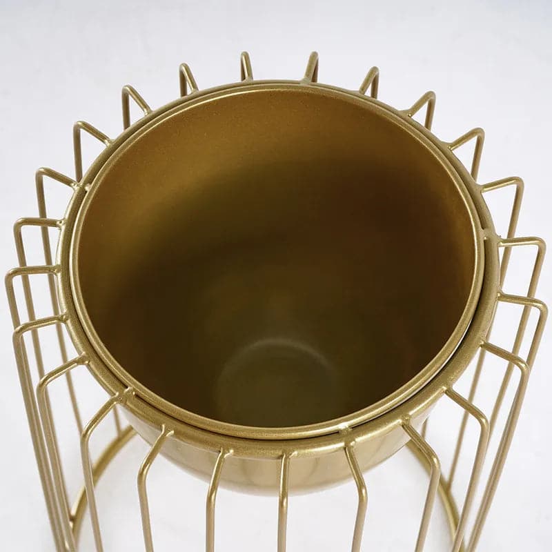 Flower Stand Gold Plant Stand for Indoors Modern Flower Stand in Small