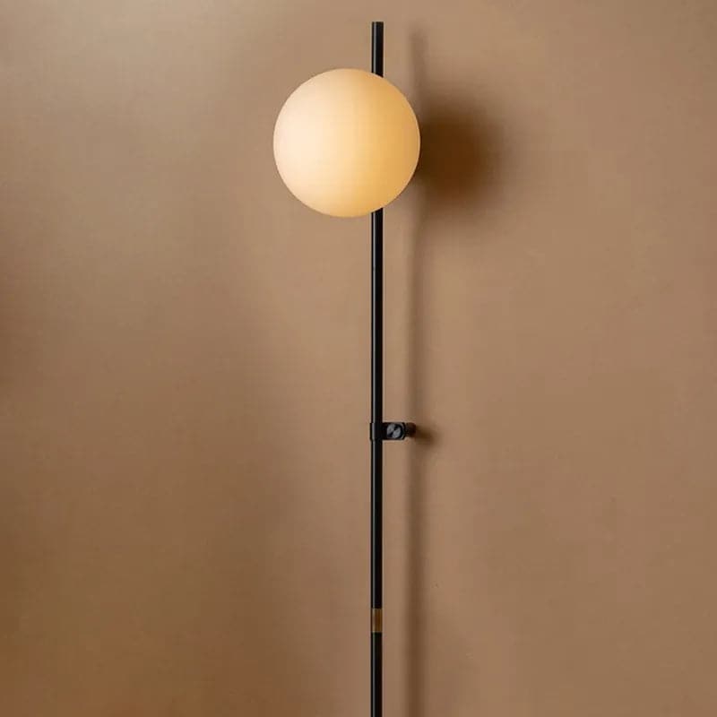 Modern Plug-in Black/White Wall Sconce Globe Shade Indoor Wall Light