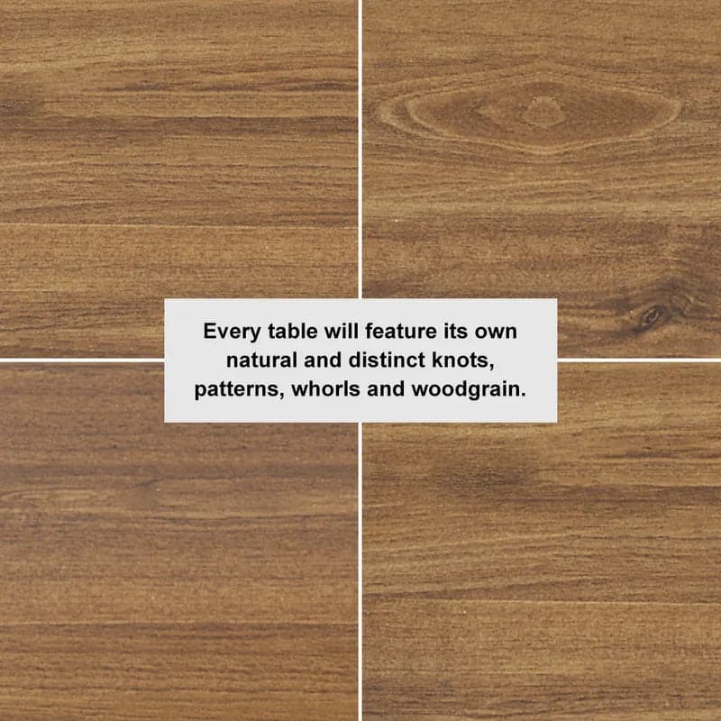 Rustic Round Coffee Table with Solid Wood Tabletop Metal Legs