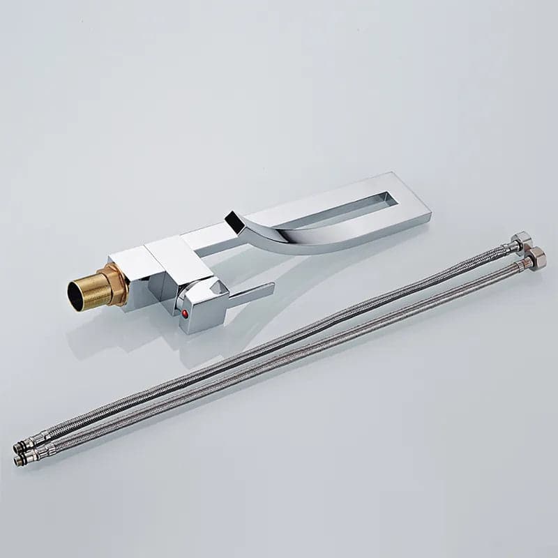 SingleHandleSingleHoleBathroomSinkFaucetwith#Chrome