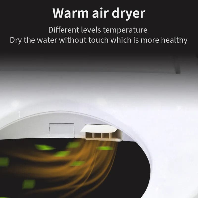 Toilettes intelligentes de petite taille, monobloc allongées, automatiques, montées au sol, autonettoyantes