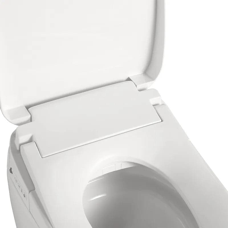 Toilettes intelligentes de petite taille, monobloc allongées, automatiques, montées au sol, autonettoyantes