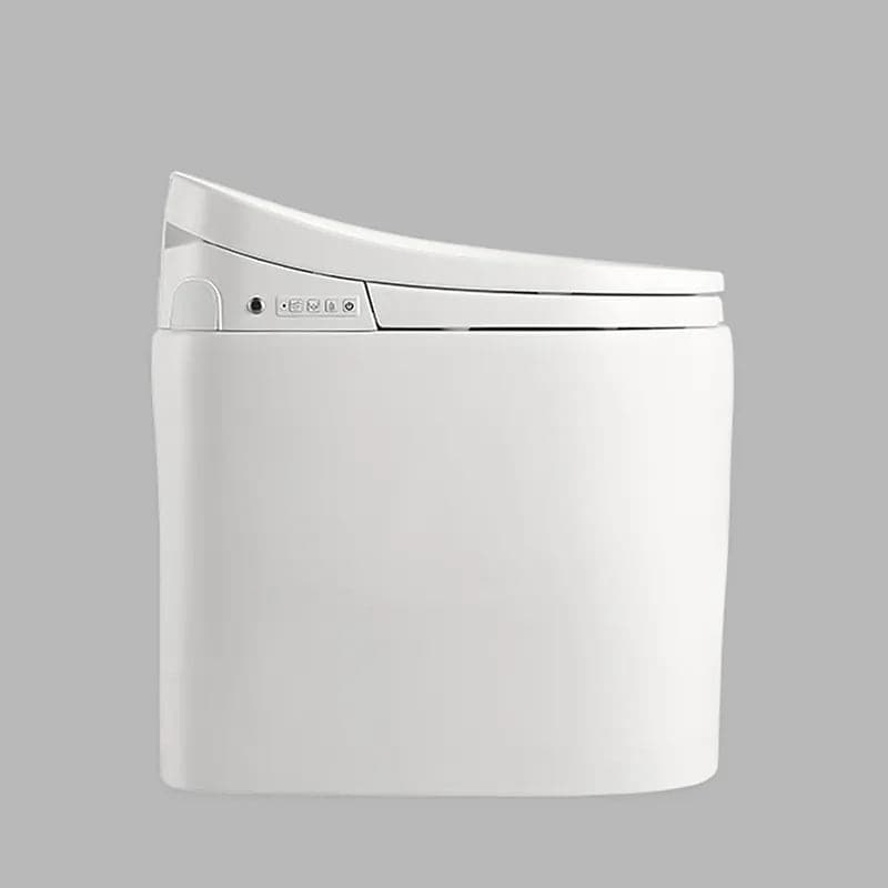 Toilettes intelligentes de petite taille, monobloc allongées, automatiques, montées au sol, autonettoyantes