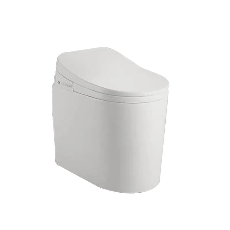 Toilettes intelligentes de petite taille, monobloc allongées, automatiques, montées au sol, autonettoyantes