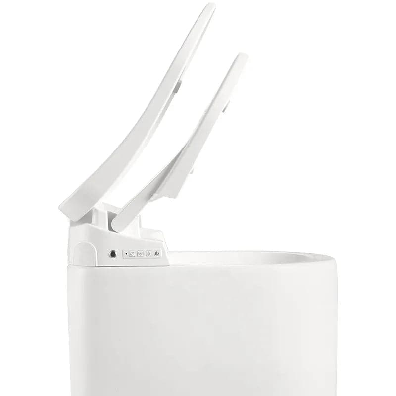 Toilettes intelligentes de petite taille, monobloc allongées, automatiques, montées au sol, autonettoyantes