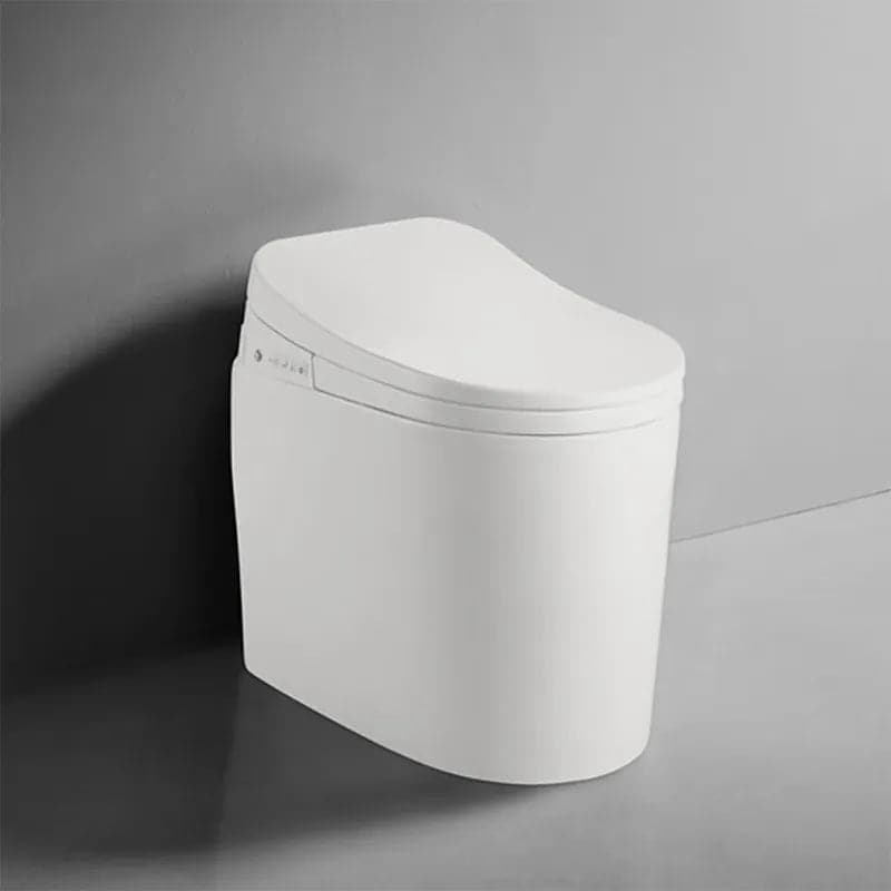 Toilettes intelligentes de petite taille, monobloc allongées, automatiques, montées au sol, autonettoyantes