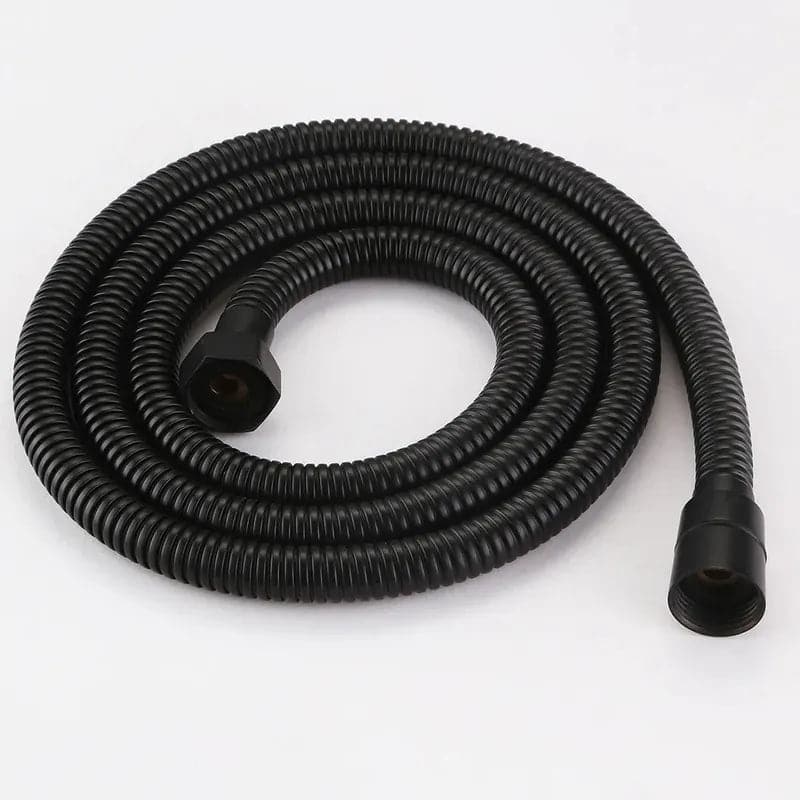 SolidBrassWallMount10RainshowerHandShower_TubSpoutShowerSystem#Black