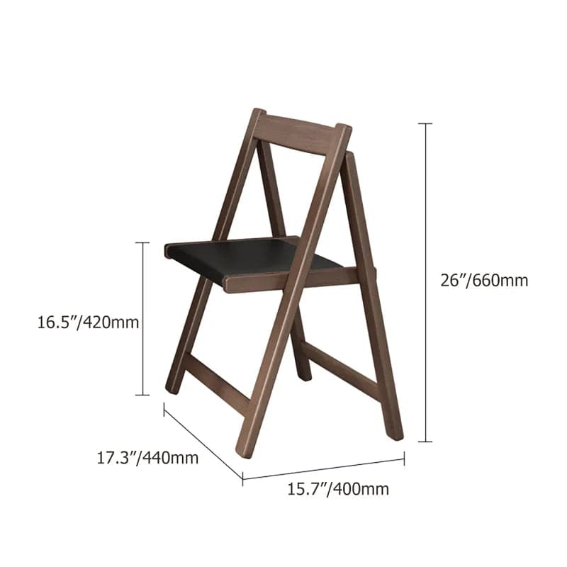 Ensemble de table à manger rectangulaire moderne 5 pièces de 59 po en bois de frêne pliable en noyer