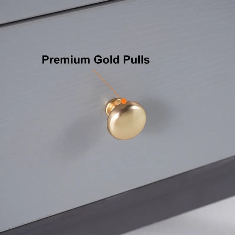 Table de chevet moderne Ultic avec 2 tiroirs en gris et pieds en métal