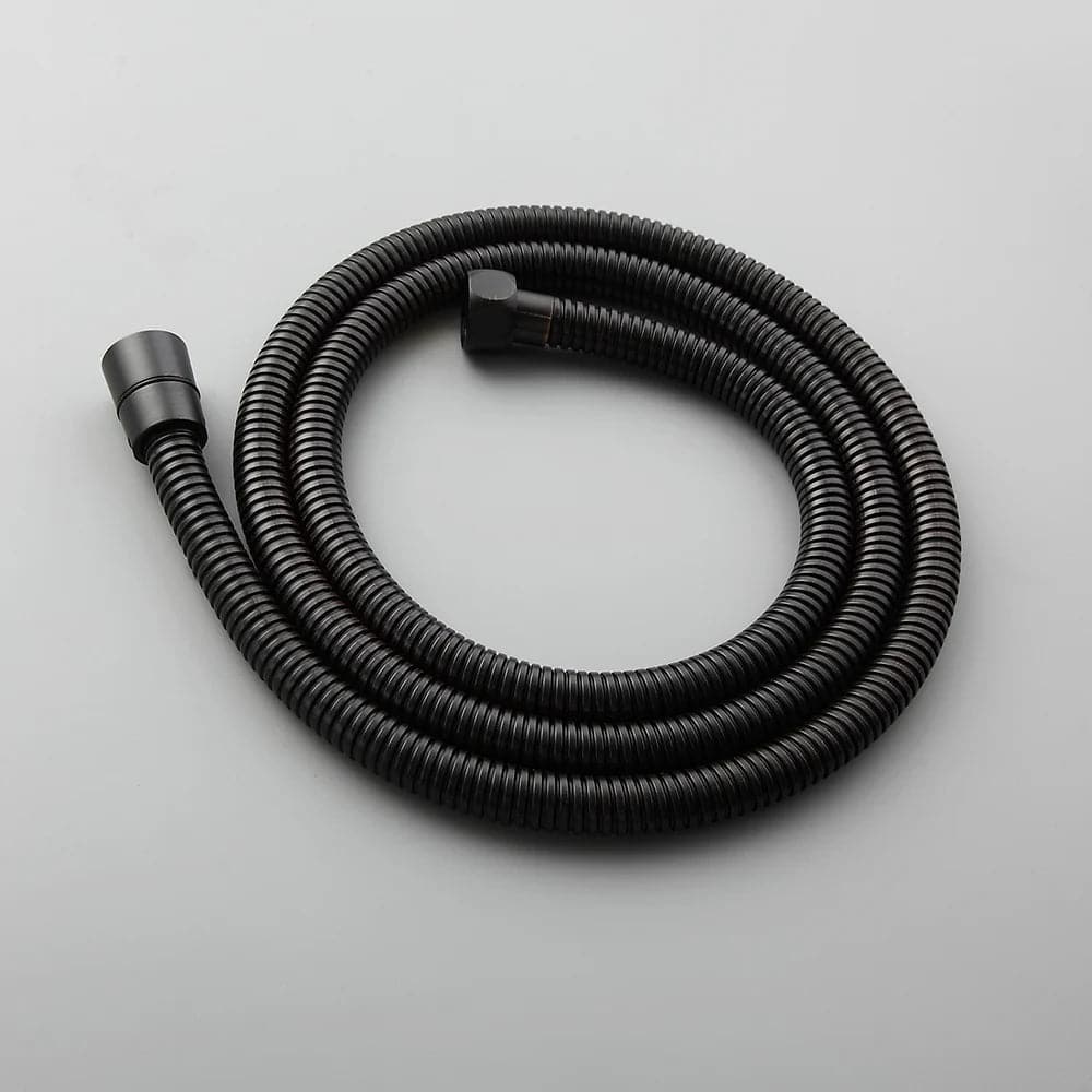 Système de douche à main pour salle de bain Vintage, système de douche à effet de pluie exposé, noir Antique